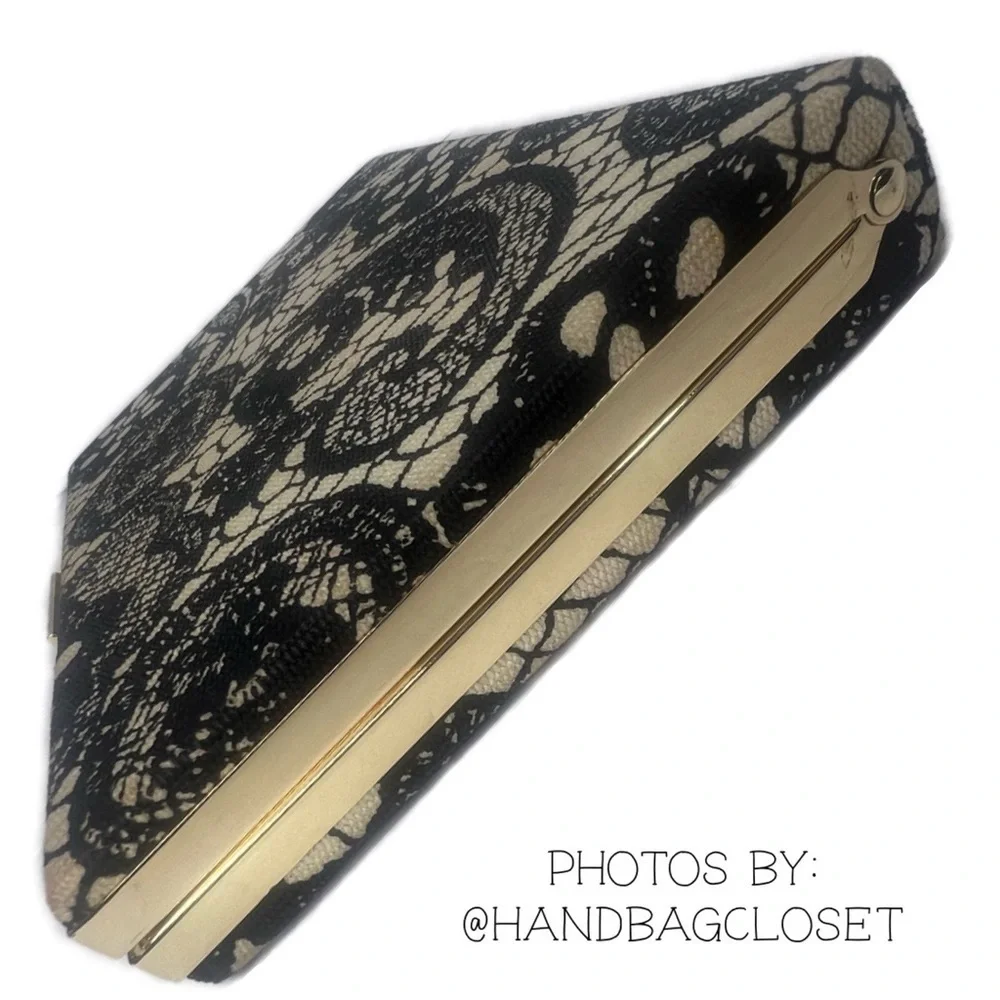 Kate Spade Y2K Lace New York Azalea Street Emanuelle, Spanish Book Clutch Bag